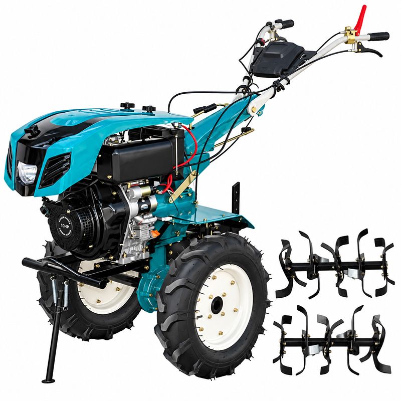 Motocultor diesel BELARUS 777E10, 10 CP, pornire electrică + manuală, cu freză